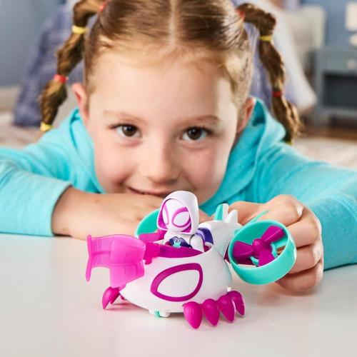 SPIDEY AND HIS AMAZING FRIENDS PERSONAGGO GHOST-SPIDER CON VEICOLO