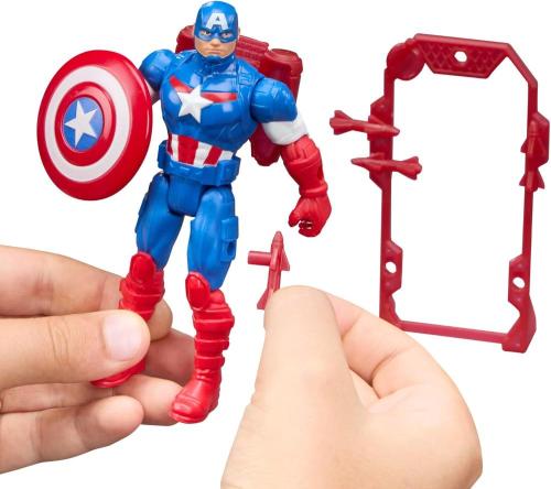 MARVEL AVENGERS ACTIONVERSE - ACTION FIGURE CAPTAIN AMERICA 11,5 CM