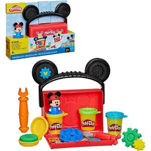 PLAY DOH DISNEY JUNIOR MICKEY MOUSE PLAYSET GARAGE OFFICINA ON-THE-GO