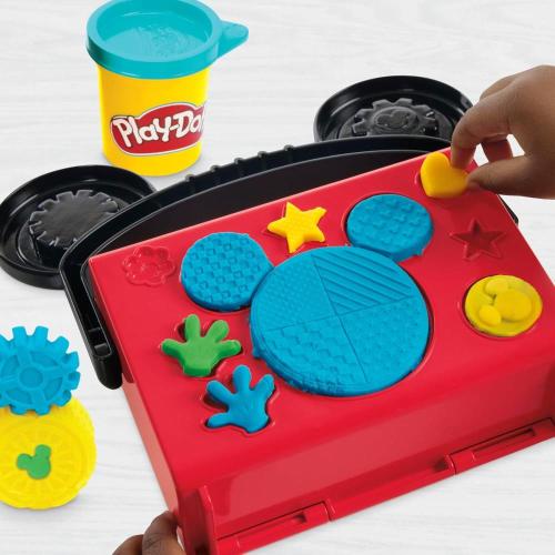 PLAY DOH DISNEY JUNIOR MICKEY MOUSE PLAYSET GARAGE OFFICINA ON-THE-GO