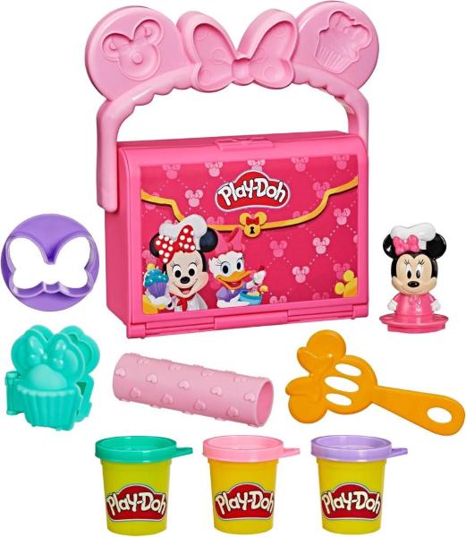 PLAY DOH DISNEY JUNIOR MINNIE MOUSE PLAYSET PASTICCERIA ON-THE-GO