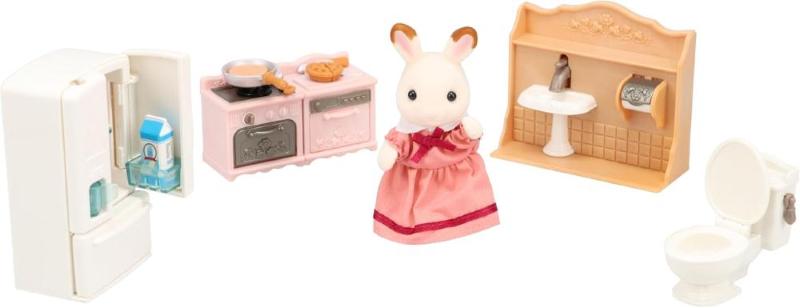 SYLVANIAN FAMILIES - ARREDAMENTO COMPLETO CON MAMMA TERY