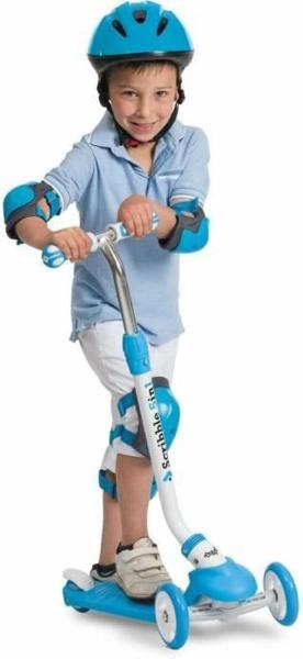 MONOPATTINO ON AND GO SCRIBBLE 5 IN 1 AZZURRO