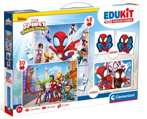 EDUKIT 4 IN 1 SPIDEY AND HIS AMAZING FRIENDS SPIDER-MAN