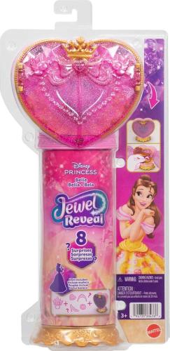 DISNEY PRINCESS - JEWEL REVEAL BAMBOLA BELLE BELLA E LA BESTIA CON ACCESSORI A SORPRESA