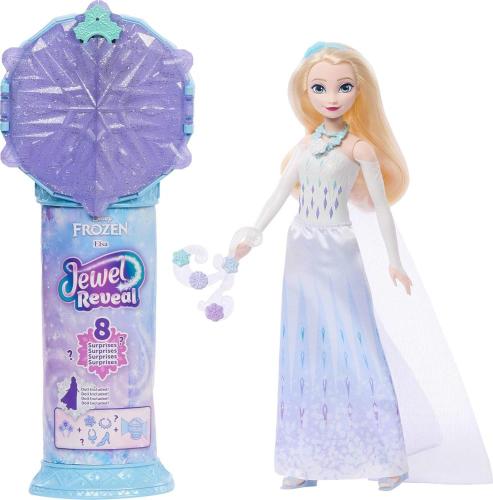 DISNEY PRINCESS - JEWEL REVEAL BAMBOLA ELSA CON ACCESSORI A SORPRESA
