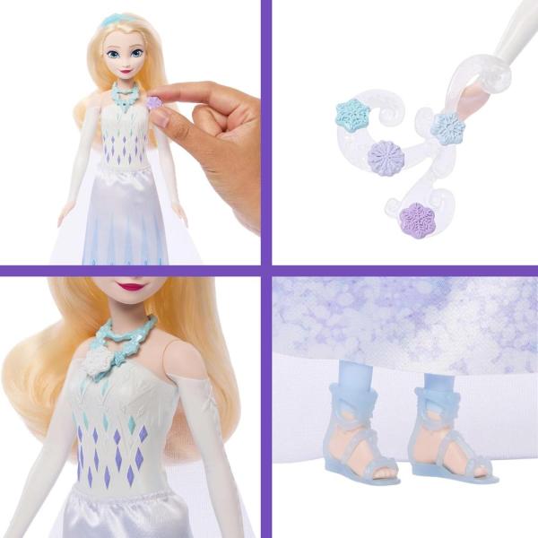 DISNEY PRINCESS - JEWEL REVEAL BAMBOLA ELSA CON ACCESSORI A SORPRESA