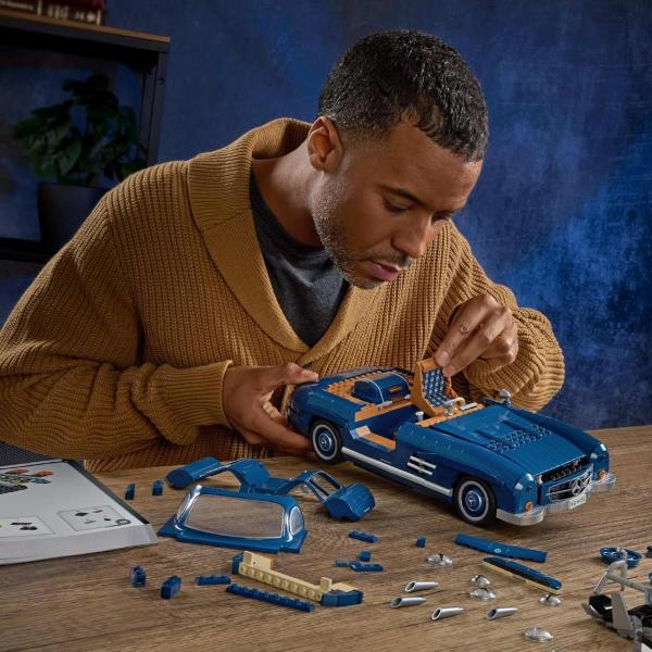 BRICK SHOP - HOT WHEELS MERCEDES-BENZ 300 SL BLU