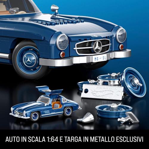 BRICK SHOP - HOT WHEELS MERCEDES-BENZ 300 SL BLU