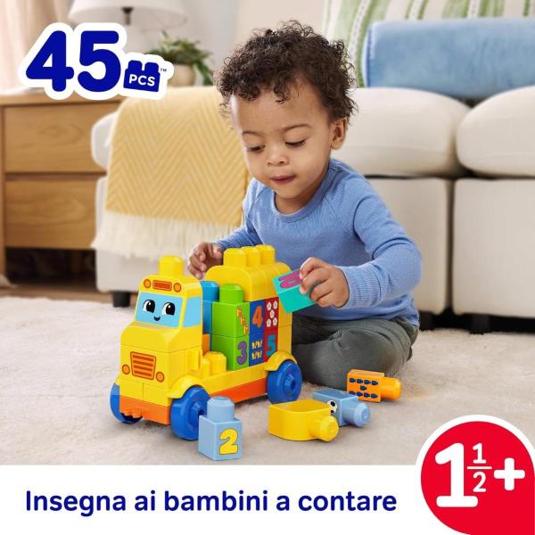 MEGA BLOCKS - SCUOLABUS COSTRUISCI E IMPARA 45 PZ