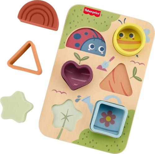 PUZZLE TROVA E CRESCI, SET IN LEGNO E SILICONE
