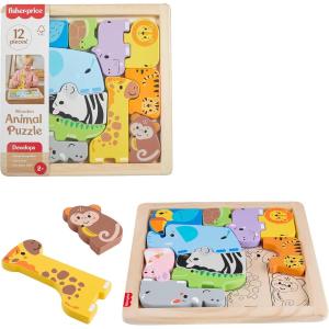 WOOD PUZZLE DEGLI ANIMALI IN LEGNO