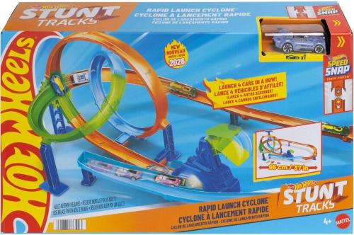 HOT WHEELS - PISTA MEGA CICLONE DOPPIO GIRO DELLA MORTE