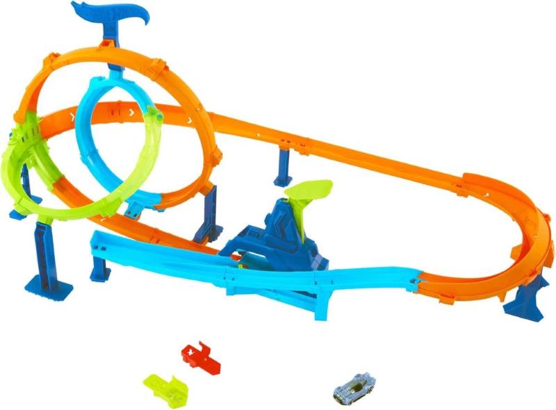 HOT WHEELS - PISTA MEGA CICLONE DOPPIO GIRO DELLA MORTE