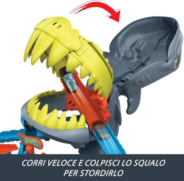 HOT WHEELS - PISTA SQUALO SCONTRI IN SPIAGGIA SPEED SNAP