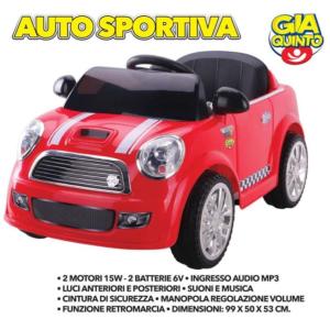 AUTO SPORTIVA RC 12V - ROSSA
