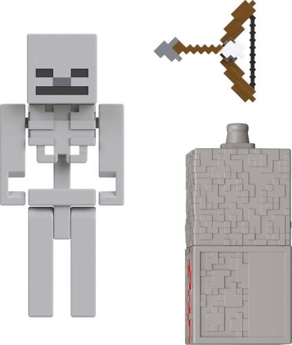 MINECRAFT PERSONAGGI CORE 8 CM - SCHELETRO PIETRA ROSSA