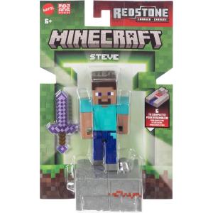 MINECRAFT PERSONAGGI CORE 8 CM - STEVE PIETRA ROSSA