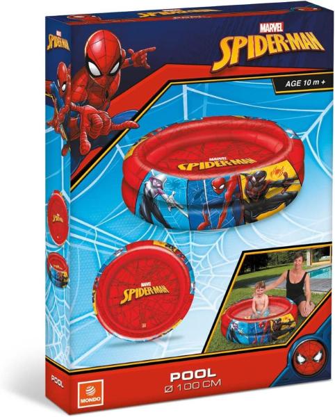 PISCINA GONFIABILE 2 ANELLI SPIDERMAN
