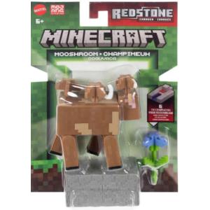 MINECRAFT PERSONAGGI CORE 8 CM - MUCCA FUNGO PIETRA ROSSA