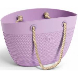 BORSA LINDA COLORE LAVANDA CON MANICO IN CORDA