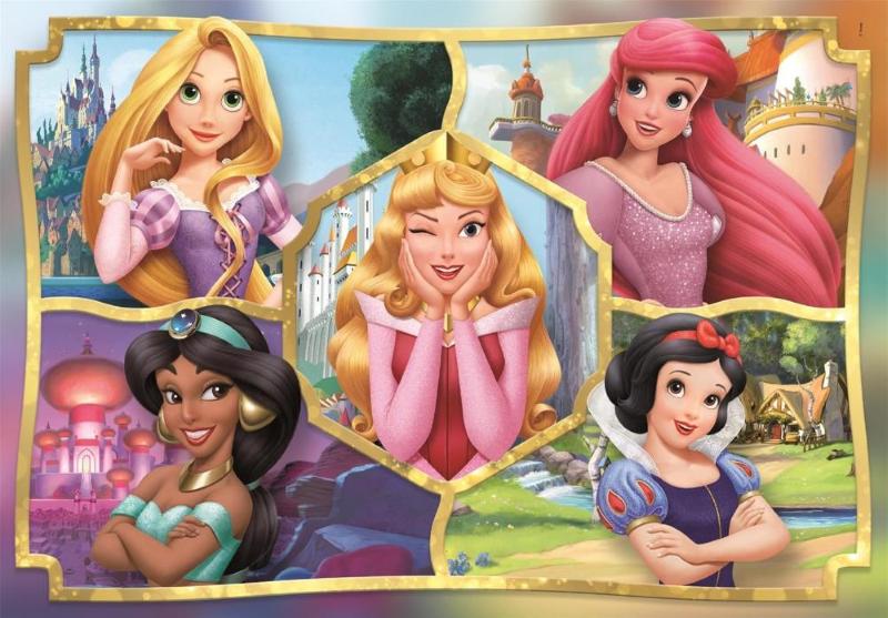 PUZZLE 104 PZ SUPER COLOR PRINCIPESSE DISNEY 2025