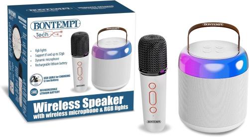 CASSA UCUSTICA WIRELESS CON MICROFONO 13.5X8,4X8,4 CM