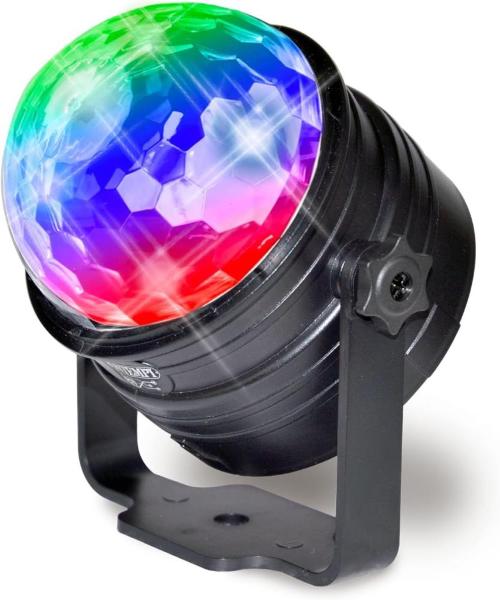 LED PARTY LIGHT SFERA CON LUCI LED DA DISCOTECA 11x9.1x8.5 CM