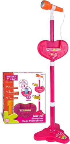 MICROFONO WIRELESS DA PALCO CON ASTA ROSA