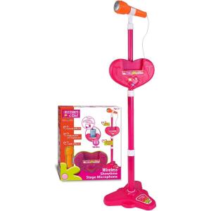 MICROFONO WIRELESS DA PALCO CON ASTA ROSA