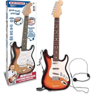 CHITARRA ROCK ELETTRONICA WIRELESS CON MICROFONO 67 CM