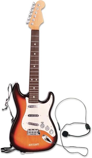 CHITARRA ROCK ELETTRONICA WIRELESS CON MICROFONO 67 CM