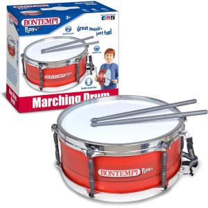 TAMBURO DOPPIA MEMBRANA CON TRACOLLA E BACCHETTE 25 CM 34,4x31,9x15,4 CM