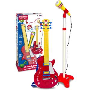 CHITARRA ROCK CON MICROFONO DA PALCO