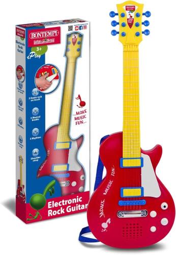 CHITARRA ROCK ELETTRONICA ELECTROGROOVE ROSSA E GIALLA
