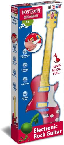 CHITARRA ROCK ELETTRONICA ELECTROGROOVE ROSSA E GIALLA