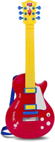 CHITARRA ROCK ELETTRONICA ELECTROGROOVE ROSSA E GIALLA