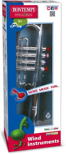 TROMBA CROMATA A 4 PISTONI 42 CM