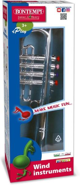 TROMBA CROMATA A 4 PISTONI 42 CM