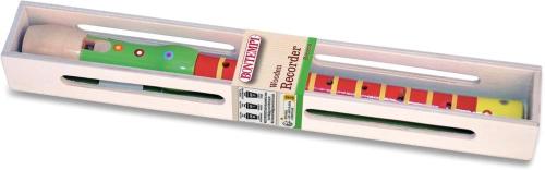 FLAUTO DOLCE IN LEGNO COLORATO DITEGIATURA BAROCCA