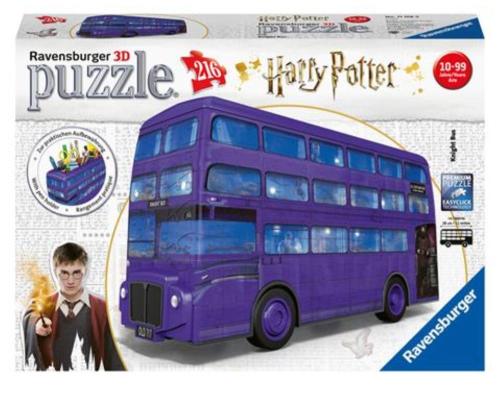 PUZZLE 3D VEICOLI - AUTOBUS A 3 PIANI VIOLA HARRY POTTER 