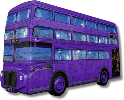 PUZZLE 3D VEICOLI - AUTOBUS A 3 PIANI VIOLA HARRY POTTER 