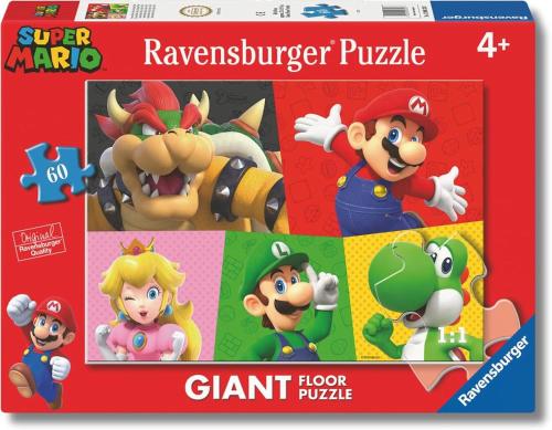 PUZZLE 60 PZ GIANT FLOOR SUPER MARIO