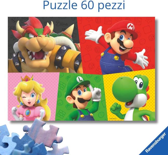 PUZZLE 60 PZ GIANT FLOOR SUPER MARIO