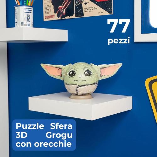 PUZZLE 3D GROGU CON ORECCHIE STAR WARS YODA