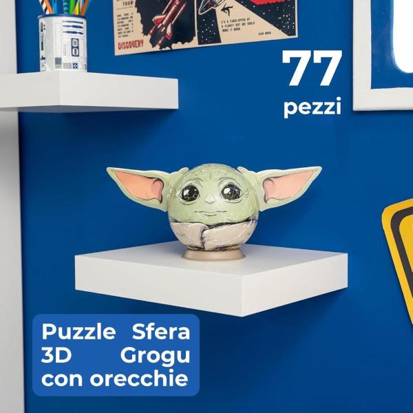 PUZZLE 3D GROGU CON ORECCHIE STAR WARS YODA