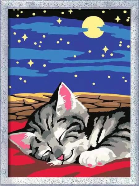 CREART SERIE D - GATTO SOGNATORE