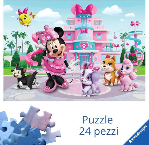 PUZZLE 24 PZ GIANT FLOOR DISNEY MINNIE MOUSE TOPOLINA