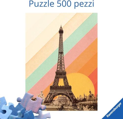 PUZZLE 500 PZ ARCOBALENO SU PARIGI