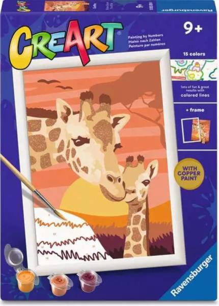 CREART SERIE D - GIRAFFE AL TRAMONTO